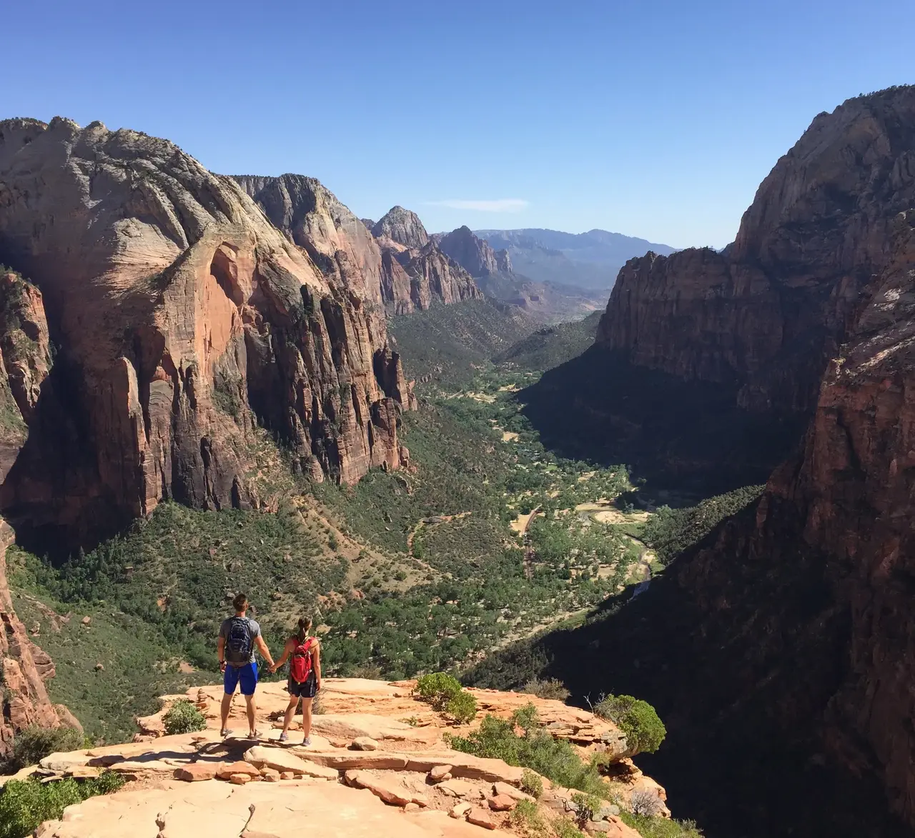 Hikers on a mountain trail, representing the outdoor activity patients return to after physical therapy