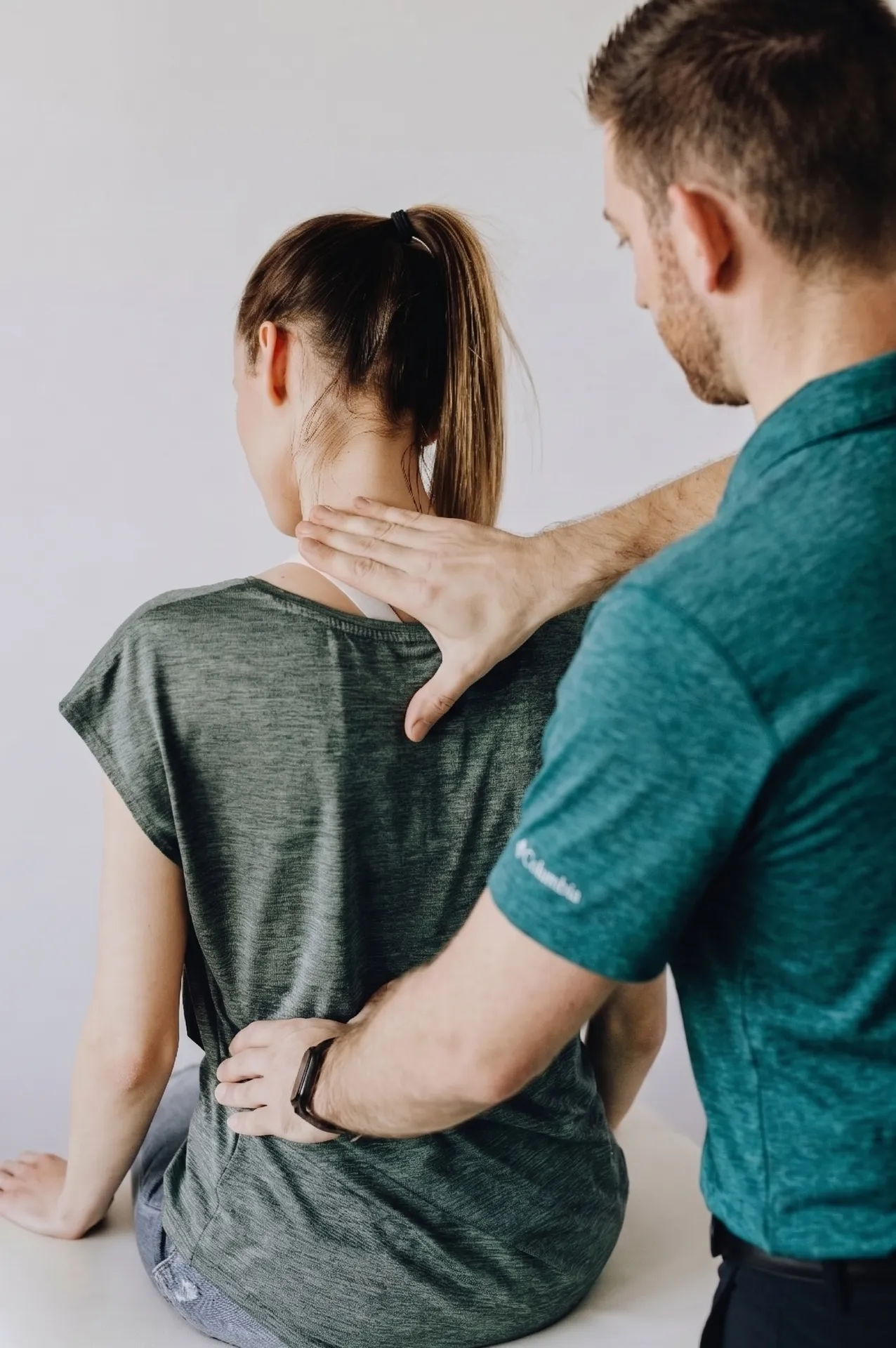 Patient receiving hands-on physical therapy at Kuna Physical Therapy